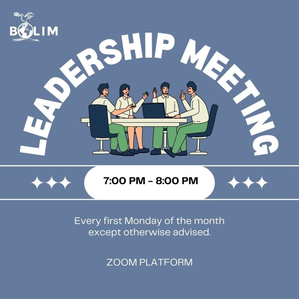 Monthly leadership meeting