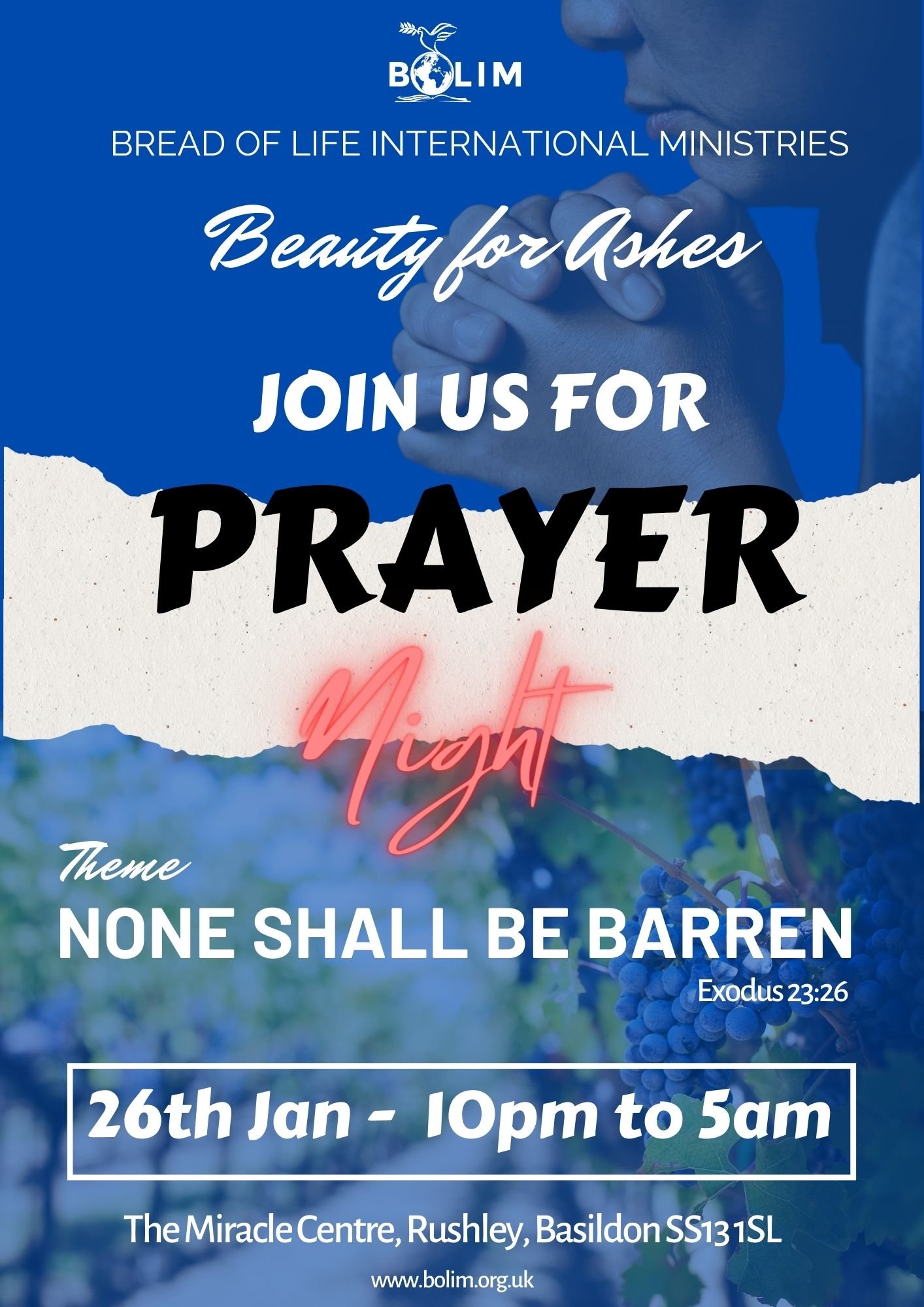 Bolim prayer night